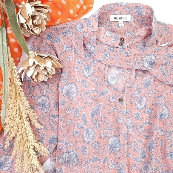 William Rast Boho Floral Top Sz L - Picture 15 of 16